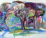 &ldquo;У блакитній тіні&rdquo;, папір, гуаш, 2005